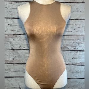 MISSGUIDED Bodysuit Seam Free Chocolate-4